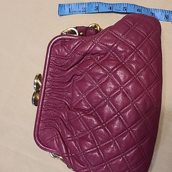 Marc Jacobs quilted Stam Plum Vintage - Picture 9 of 10